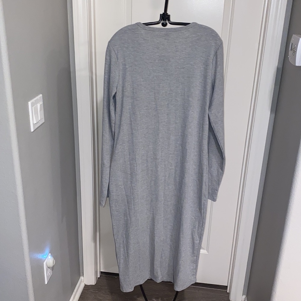 Wild Fable Ribbed Long Fitted Dress - Picture 5 of 10